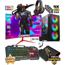 Zeiron RCX60 | Windows 11 Pro Ryzen 5 3600 32GB 512GB SSD RX580 8gb 23.8" Curved Oyuncu Masaüstü Bilgisayar