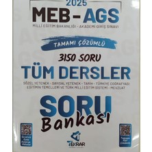 Meb 2025  Ags  3150  Soru Tüm Dersler Sorubankası