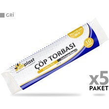 atiplast Çöp Torbası Endüstriyel Jumbo Boy 400 gr 80 x 110 cm Gri 20 Rulo