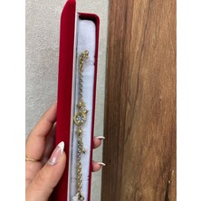 Mert Kuyumculuk Yıldız 14K Altın Bileklik