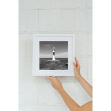 Craft Store Yapışkanlı Sök Tak Kare Çerçeve Beyaz (3 Adet) Fotoğraflı