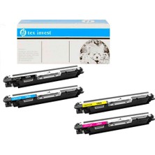 Tex-İnvest Hp 126A- Uyumlu Muadil Toner Seti 4 Renk
