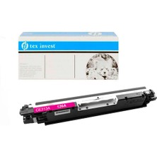 Tex-İnvest Hp 126A-  Hp Color LaserJet CP1025 Muadil Toner Kırmızı Renk