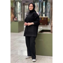 Ghisa Omuzu Işli Cepli Pantolonlu Takım 3010