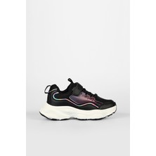 Vicco Teide Basic Erkek Çocuk Siyah Spor Ayakkabı