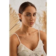 Sefa Gold 14 Ayar Altın Küp Zincir Kolye