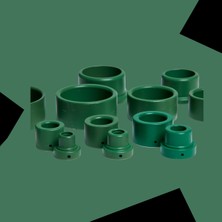 Noromax 75  mm Nr-Kkp 3 Kat Alman Teflonlu Plastik Boru Kaynak Paftaları