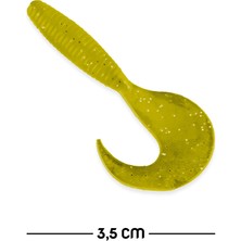 Atik Camp Silikon Kurt Sahte Yem - 35mm - Hardal - Yumy (18035-SM024-07)