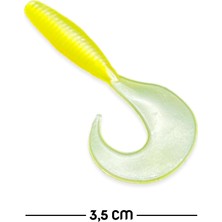 Atik Camp Silikon Kurt Sahte Yem - 35MM - Sarı/beyaz - Yumy (18035-463)