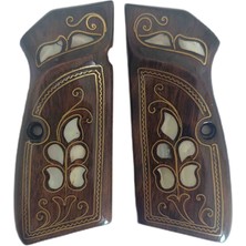 Yücel Av Bayii Browning Hp 14 Lü Zig 14 ve Yavuz 14 Lü Ahşap Işlemeli Kabze