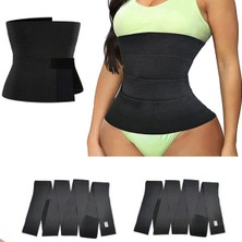 Tummy Wrap Waist Trainer Bele Dolamalı 4m Lastik Korse