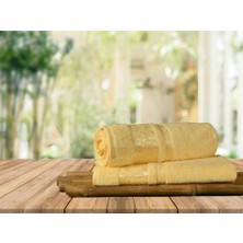 Bambu Havlu, %100 Organik, Bambu, Havlu Seti, 50X90 cm - 6'lı Paket, Premium, Ultra Yumuşak, Dekoratif