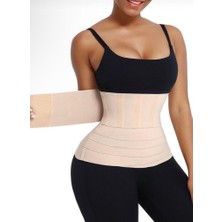 Tummy Wrap Waist Trainer Bele Dolamalı 4m Lastik Korse