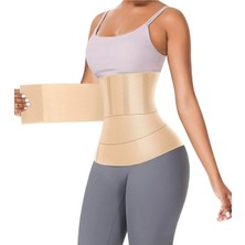 Tummy Wrap Waist Trainer Bele Dolamalı 4m Lastik Korse