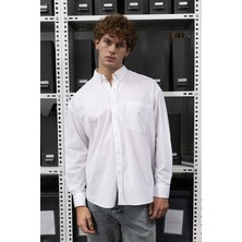 Poplin Gömlek - Beyaz