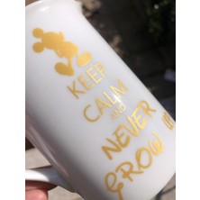 Keep Calm (Metalik Sarı) Kupa
