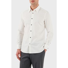 Emporio Armani Pamuk Regular Fit Düğmeli Uzun Kollu Gömlek Erkek Gömlek EM001537 AF14341 F0093