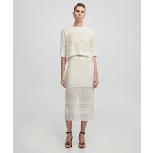 İpekyol Transparan Mix Etek IS1250004056052