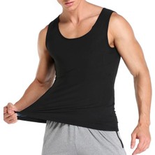 Karın Bel ve Göğüs Toparlayıcı Slim Fit Erkek Korse Atlet