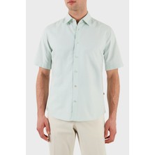 Boss Pamuk Regular Fit Kısa Kollu Kent Yaka Gömlek Erkek Gömlek 50489351 446