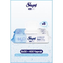 Sleepy Aquacare H2O Yenidoğan Islak Bebek Havlusu 8X50