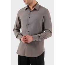 Emporio Armani Regular Fit Logolu Gömlek Erkek Gömlek EM001537 AF14214 U6107