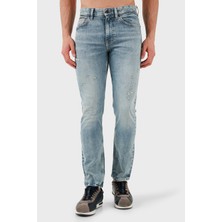 Boss Pamuklu Slim Fit Normal Bel Dar Paça Jeans Erkek Kot Pantolon 50532587 438