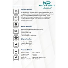 KAYSU HMC145-6SH Yatay Milli Çok Kademeli Pompa