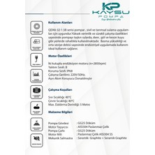 KAYSU Qdx6-39/3-1.5b Dalgıç Pompa
