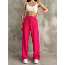 Bejna Kadın Beli Lastikli Palazzo Pantolon