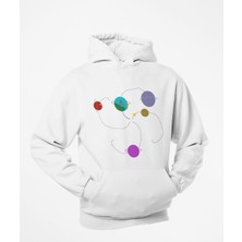 Terzili Giyin Gezegen Baskılı Sweatshirt
