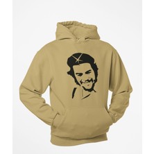 Terzili Giyin Che Guevara Temalı Kanguru Sweatshirt