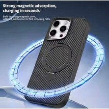 Anl Gsm iPhone 16 Pro Carbon Standlı 360 Premıum Megsafe Kılıf