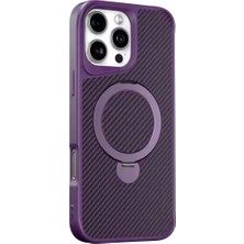 Anl Gsm iPhone 16 Pro Carbon Standlı 360 Premıum Megsafe Kılıf