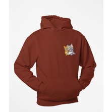 Terzili Giyin Tom ve Jerry  Kapşonlu Sweatshirt