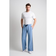 ALEXANDERGARDI Şerit Detaylı Geniş Paça Cepli Eşofman Altı