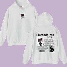 Elgrandetoto Sagoat Beyaz Sweatshirt Hoodie