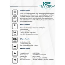 KAYSU Qdx6-32-1.5b Dalgıç Pompa