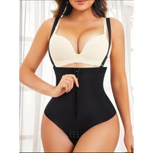 Fermuarlı String Korse Askılı Yüksek Bel Toparlayıcı ve Şekillendirici Korse