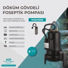 KAYSU WQH1500 Foseptik Dalgıç Su Pompası