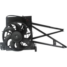 (Yeni Ürün!!!)Opel Vectra- B- 99/02; Klima Fan Davlumbazı Komple 2.0 (7 Kanat) (Motorlu) (Oris)