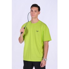Oversize Süprem Pamuklu Logo Baskılı T-shirt
