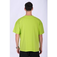 Oversize Süprem Pamuklu Logo Baskılı T-shirt