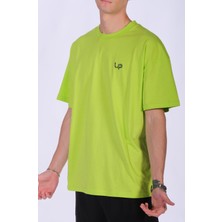 Oversize Süprem Pamuklu Logo Baskılı T-shirt