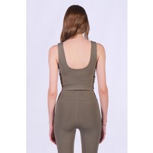 Brandup Activeup W V-Shaped Crop Top