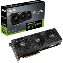 Asus Asus- GEFORCE PRIME-RTX4070TIS-O16G-NVIDIA--RTX 4070 Tı SUPER-16GB 256BIT GDDR6X--2655MHZ-OC-HDMI-3XDP-DLSS3 Ekran Kartı