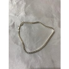 Firuze Gümüş Gümüş Yılan Erkek Bileklik