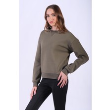 Regular Fit Arka Baskı Detaylı Sweatshirt