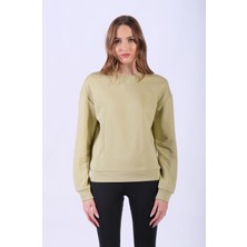 Regular Fit Arka Baskı Detaylı Sweatshirt