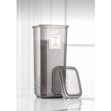 Florit 32'li 64 Parça Kapaklı Kare Erzak Saklama Kabı Seti 8x(0,3 Lt-0,5 Lt-1,1 Lt-1,7 Lt)Baharatlık